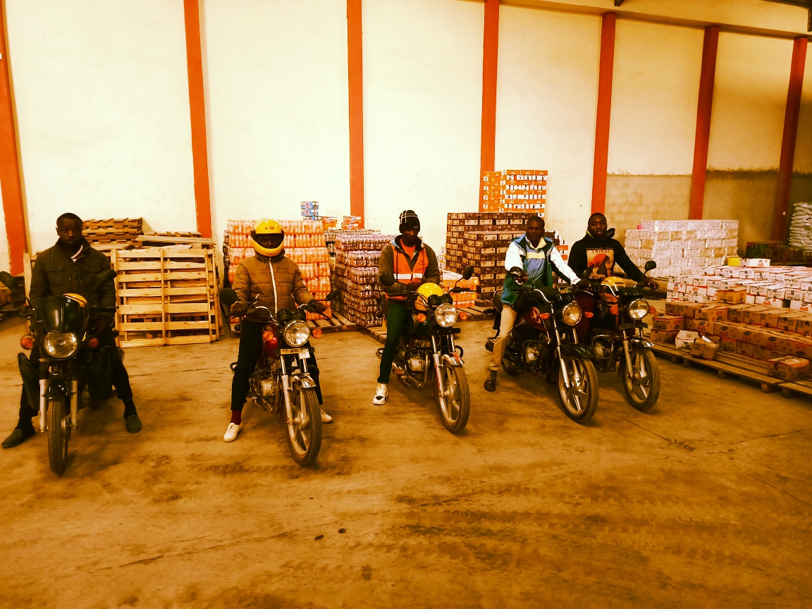 Field sales representative in action